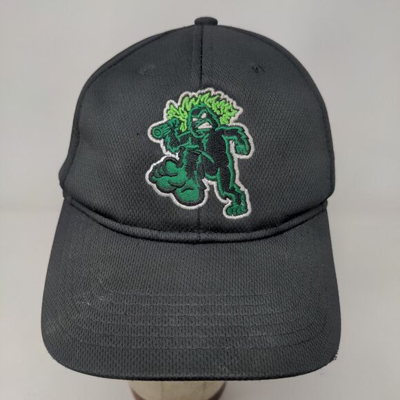 OC Sports Men's Strapback Hat Minor League Eugene Emeralds Hat Cap Black OSFM - Picture 3 of 11